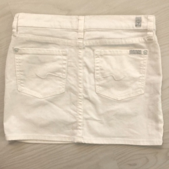 7 for all mankind Jean Mini Skirt - Picture 2 of 7